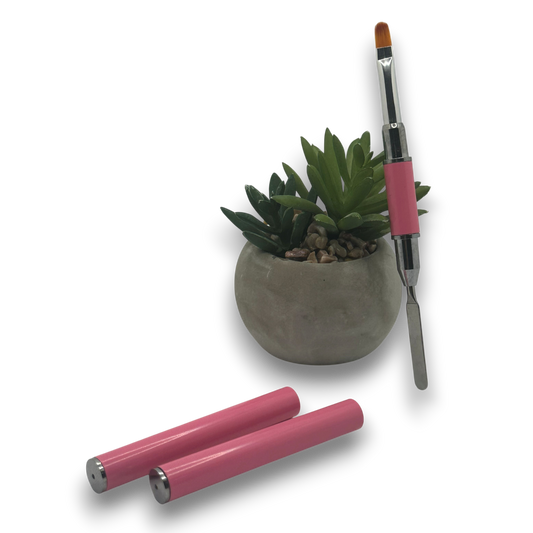 Pinceau Poly Gel avec Spatule 2 en 1