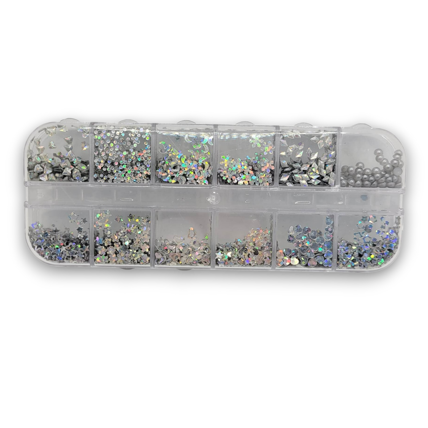 Boite à bijoux - Motifs argenté #5