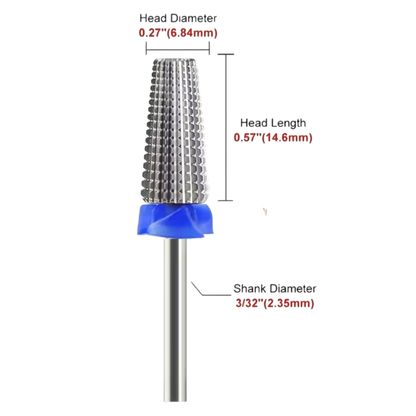 Embout au carbure fin conique 6.8mm