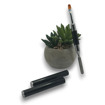 Pinceau Poly Gel avec Spatule 2 en 1