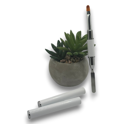 Pinceau Poly Gel avec Spatule 2 en 1