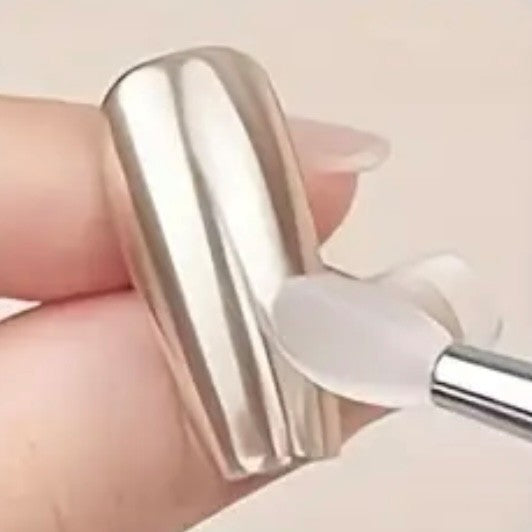 Pinceaux en silicone transparent pour Nail Art