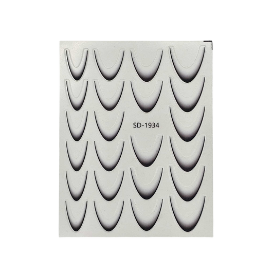 Collant francais - Dégradé noir #8