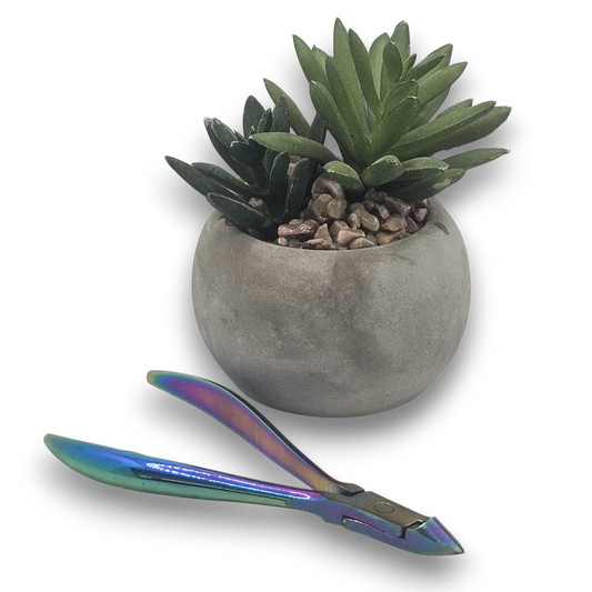 Coupe cuticules multicolore