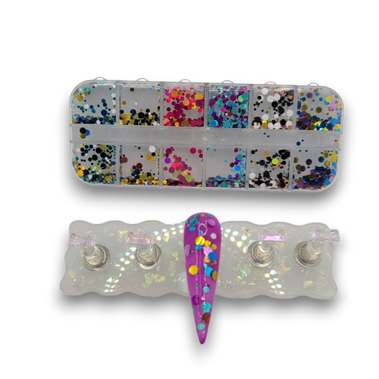 Boite à bijoux - Ronds métalliques #10