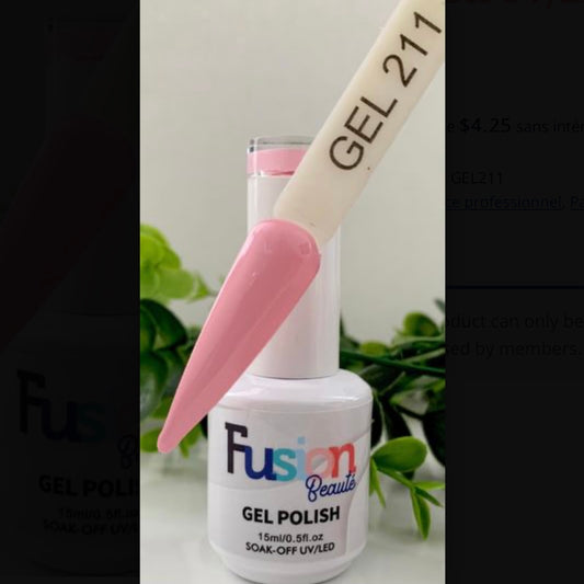 Vernis au gel Fusion Beauté 211